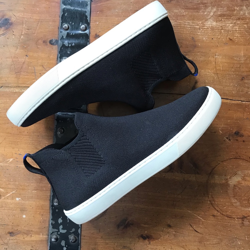 Rothy’s Black Chelsea boot Size 11.5 EUC washable - Picture 2 of 6